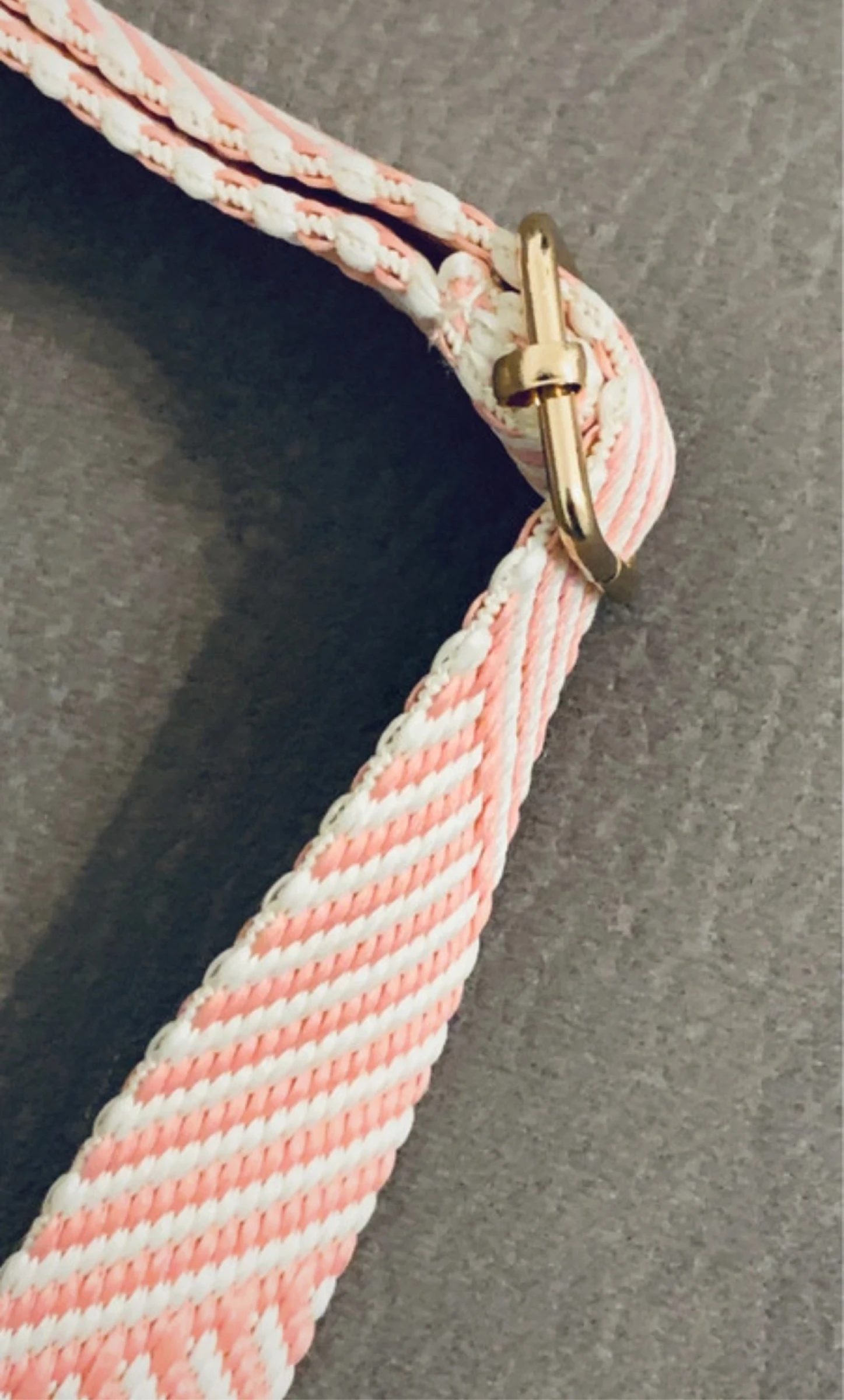 Bandolera ajustable étnica vintage de algodón liso – photo 4